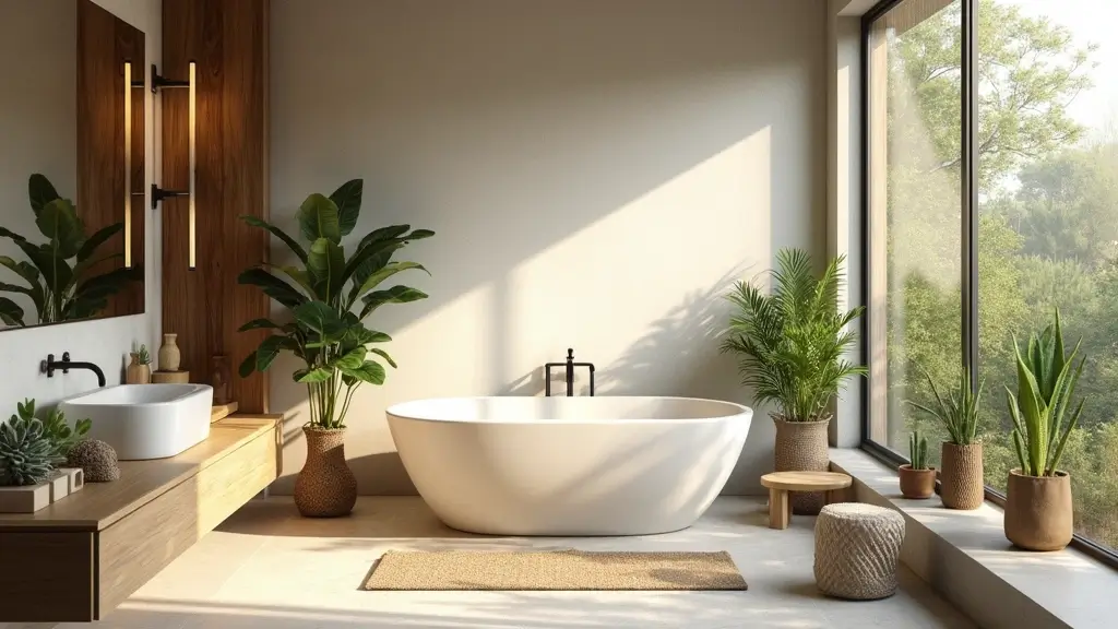 30+ Earthy Bathroom Ideas That Feel Natural and Relaxing