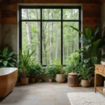 30+ Forest Bathroom Ideas That Bring Nature Indoors