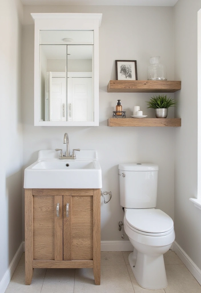 30+ Forest Bathroom Ideas That Bring Nature Indoors - 21. Hidden Storage Solutions