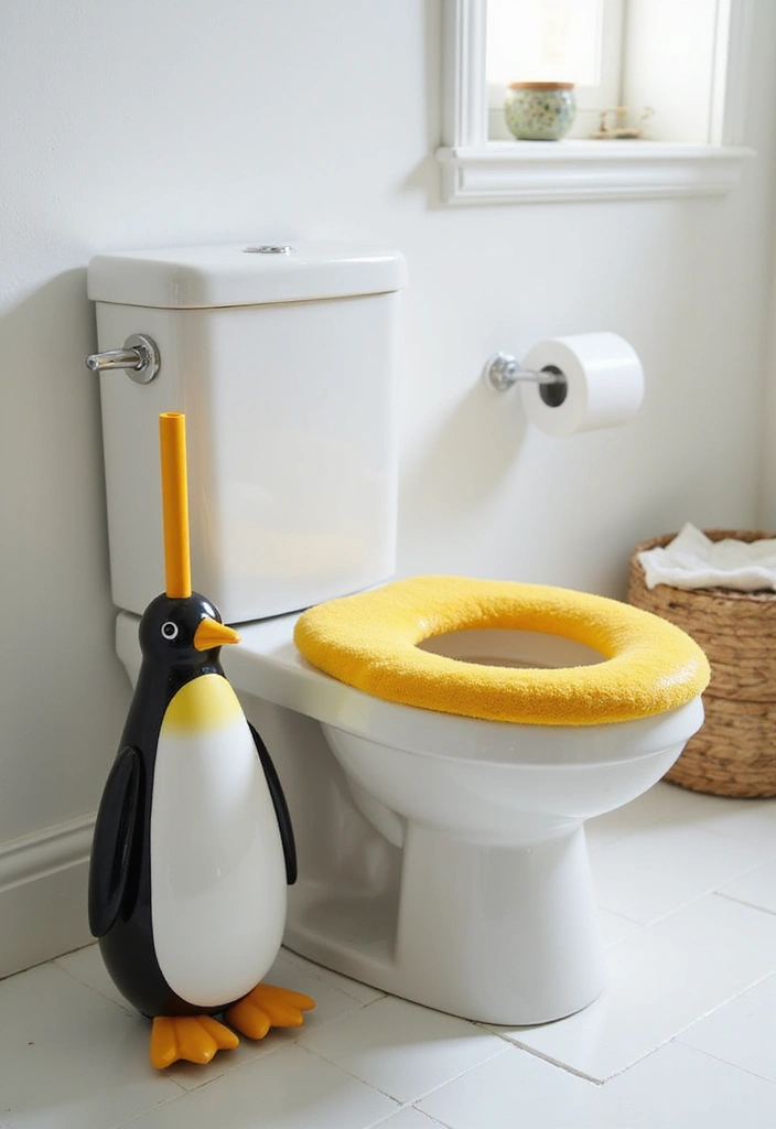 30+ Quirky Bathroom Ideas That Make You Smile 15 30+ Quirky Bathroom Ideas That Make You Smile - 15. Quirky Toilet Accessories