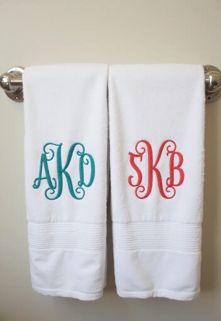 30+ Quirky Bathroom Ideas That Make You Smile 20 30+ Quirky Bathroom Ideas That Make You Smile - 20. Personalized Towels