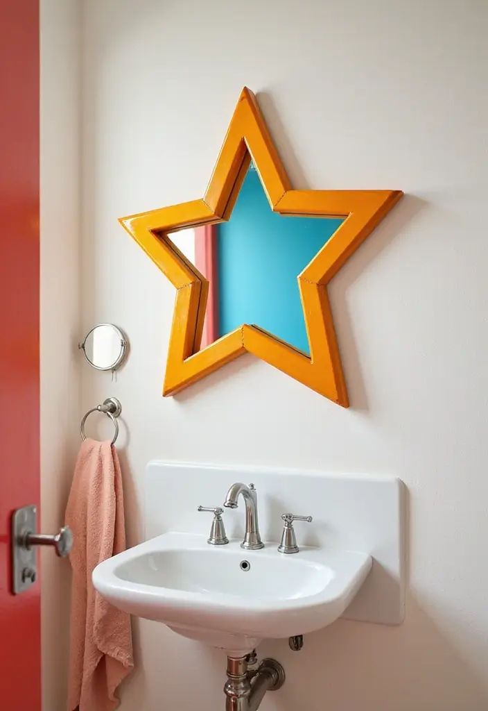 30+ Quirky Bathroom Ideas That Make You Smile 23 30+ Quirky Bathroom Ideas That Make You Smile - 23. Fun Mirrors