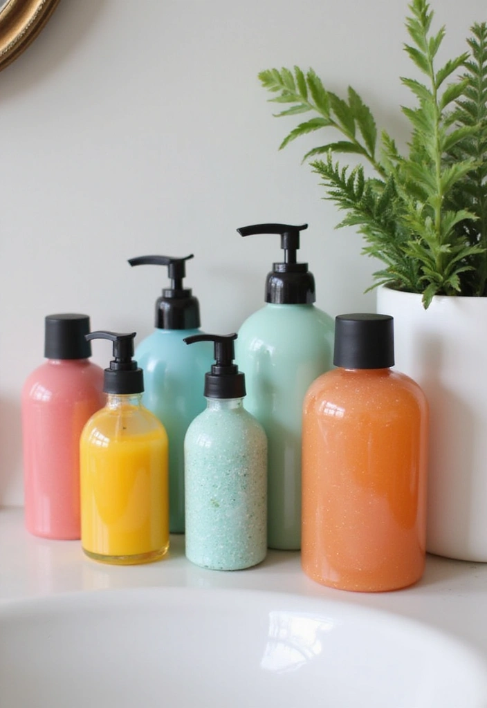 30+ Quirky Bathroom Ideas That Make You Smile 24 30+ Quirky Bathroom Ideas That Make You Smile - 24. Decorative Bath Products