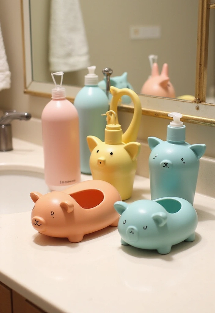 30+ Quirky Bathroom Ideas That Make You Smile 7 30+ Quirky Bathroom Ideas That Make You Smile - 7. Quirky Toiletry Holders
