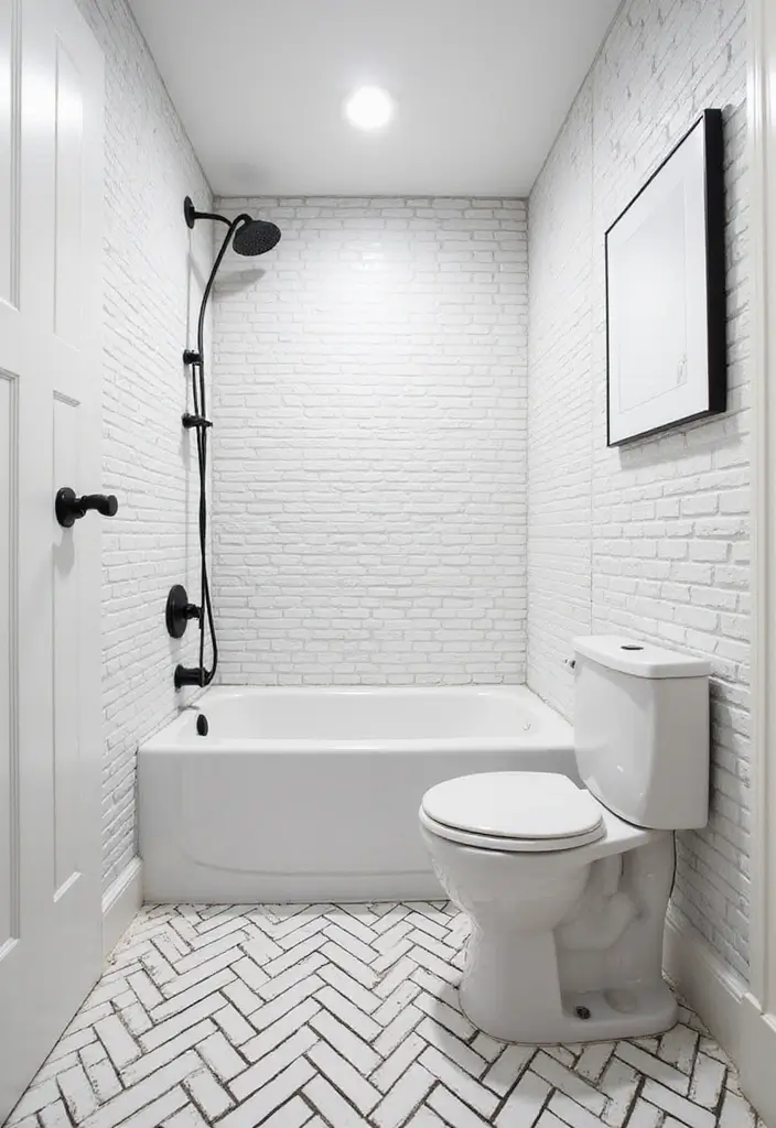 30+ Small Bathroom Tile Ideas That Look Spacious 1 30+ Small Bathroom Tile Ideas That Look Spacious - 1. Classic White Subway Tiles