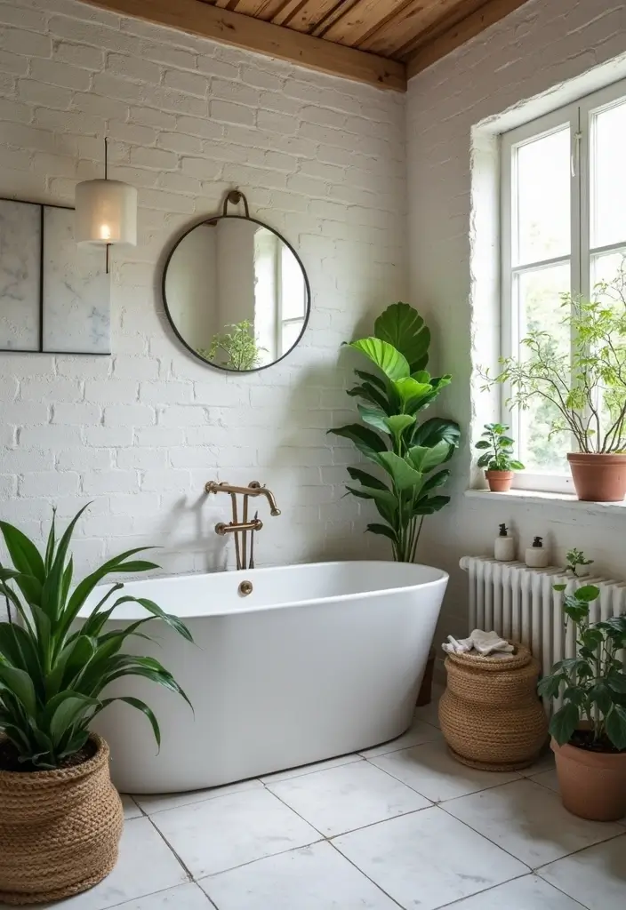 30+ Small Bathroom Tile Ideas That Look Spacious 24 30+ Small Bathroom Tile Ideas That Look Spacious - 24. Whitewashed Tiles