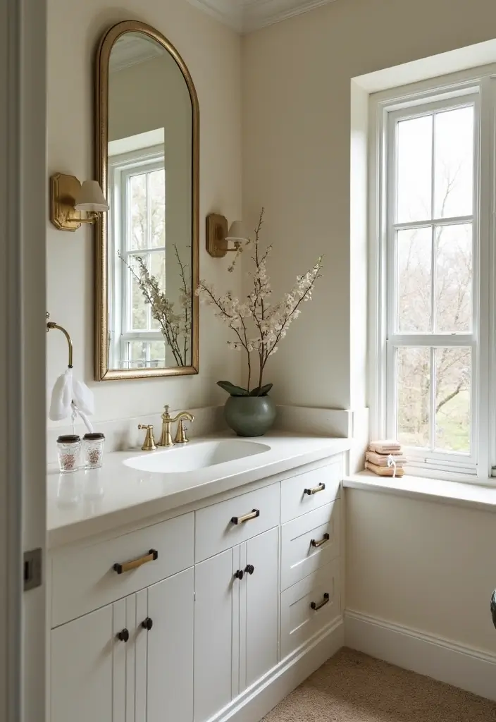 30+ Tiny Half Bathroom Ideas That Make a Big Impact 3 30+ Tiny Half Bathroom Ideas That Make a Big Impact - 3. Mirrors to Create Depth