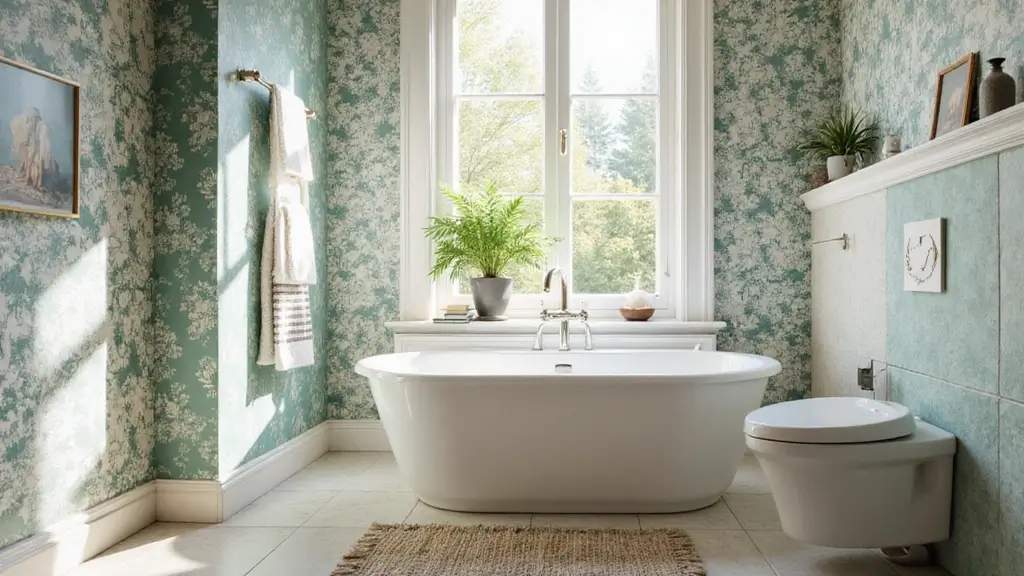 30+ Wallpaper Bathroom Ideas That Instantly Upgrade Your Space