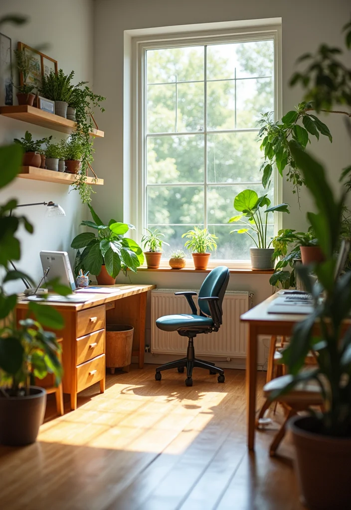 10 Elementary Office Decorating Ideas for Friendly Organized Spaces - 10. Inviting Natural Elements