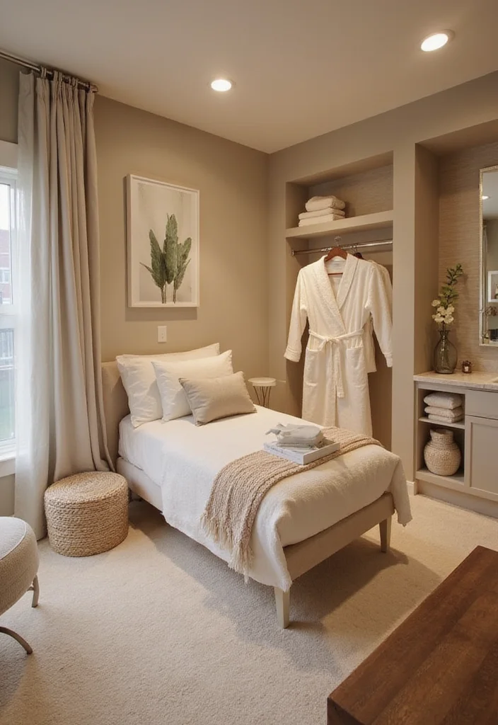 12 Basement Guest Suite Ideas for Private Comfortable Stays - 11. Spa-Like Sanctuary