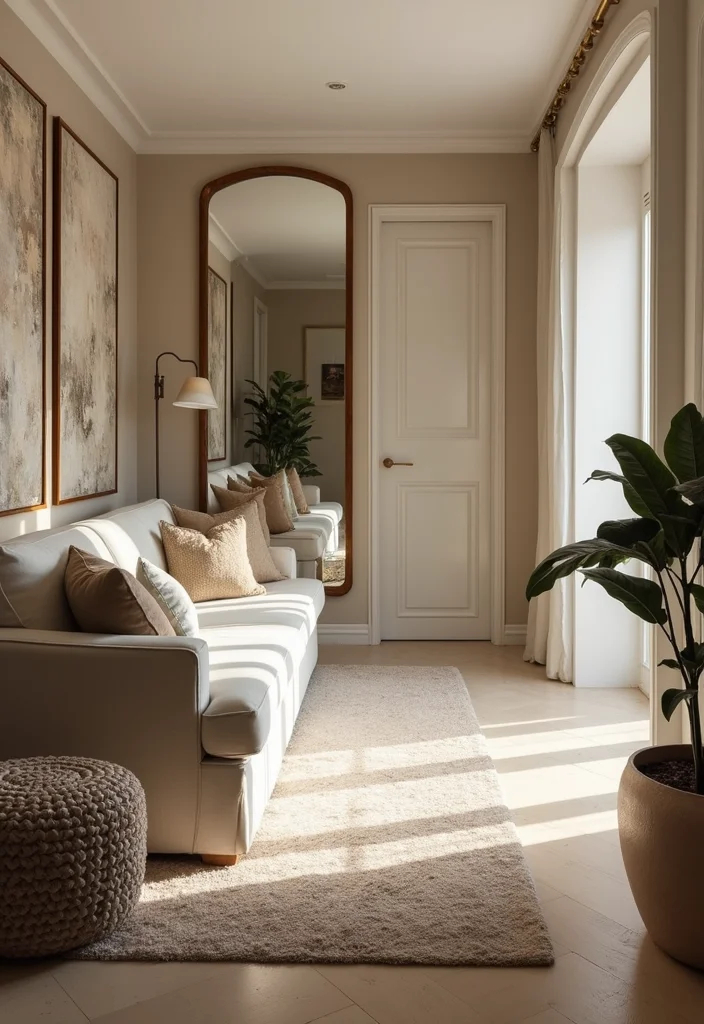 12 Basement Lighting Ideas for Bright Safe Spaces - 8. Mirrors for Light Amplification