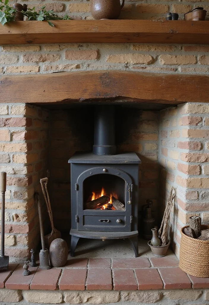 12 Cozy Fireplace Room Ideas for Warm Inviting Spaces - 5. Incorporate Rustic Accents