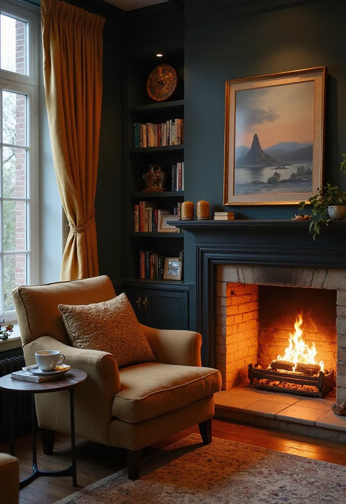 12 Cozy Fireplace Room Ideas for Warm Inviting Spaces - 6. Cozy Nooks by the Fire
