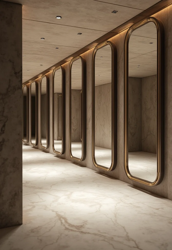 12 Dark Basement Ideas for Warm Brightened Makeovers - 8. Mirrors for Illusion