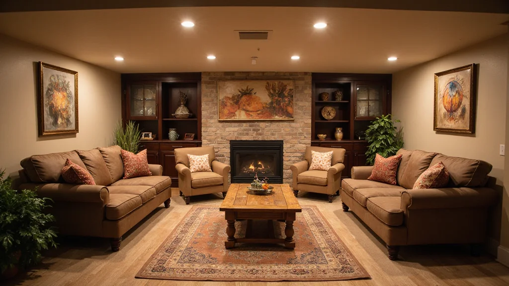 12 Dark Basement Ideas for Warm Brightened Makeovers