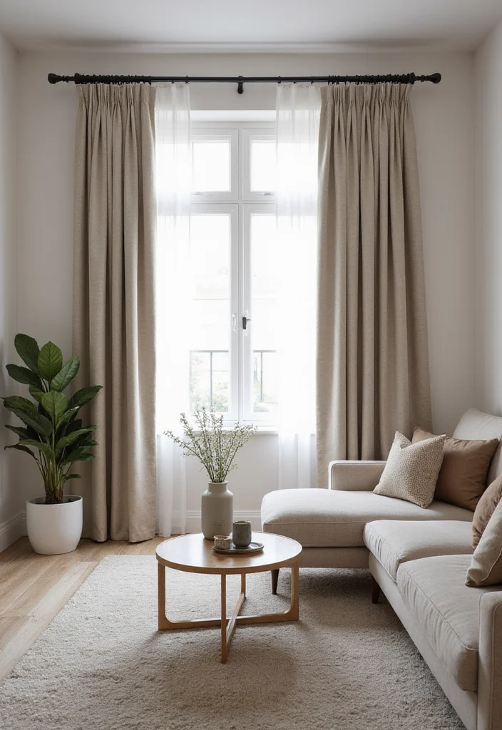 12 Divider Curtain Ideas for Easy Space Separation - 11. Custom Size Solutions