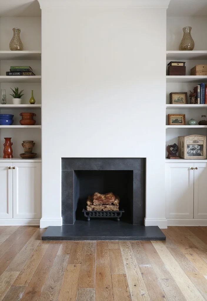 12 Fireplace Hearth Ideas for Functional Styled Bases - 2. Built-in Shelves