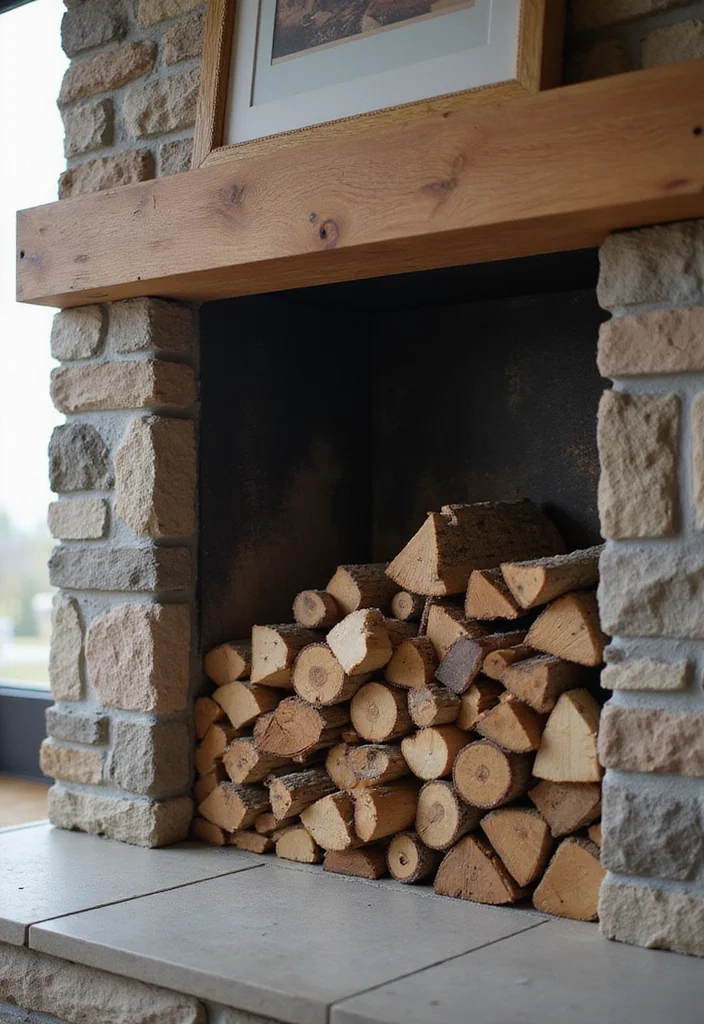 12 Fireplace Hearth Ideas for Functional Styled Bases - 4. Firewood Storage Solutions
