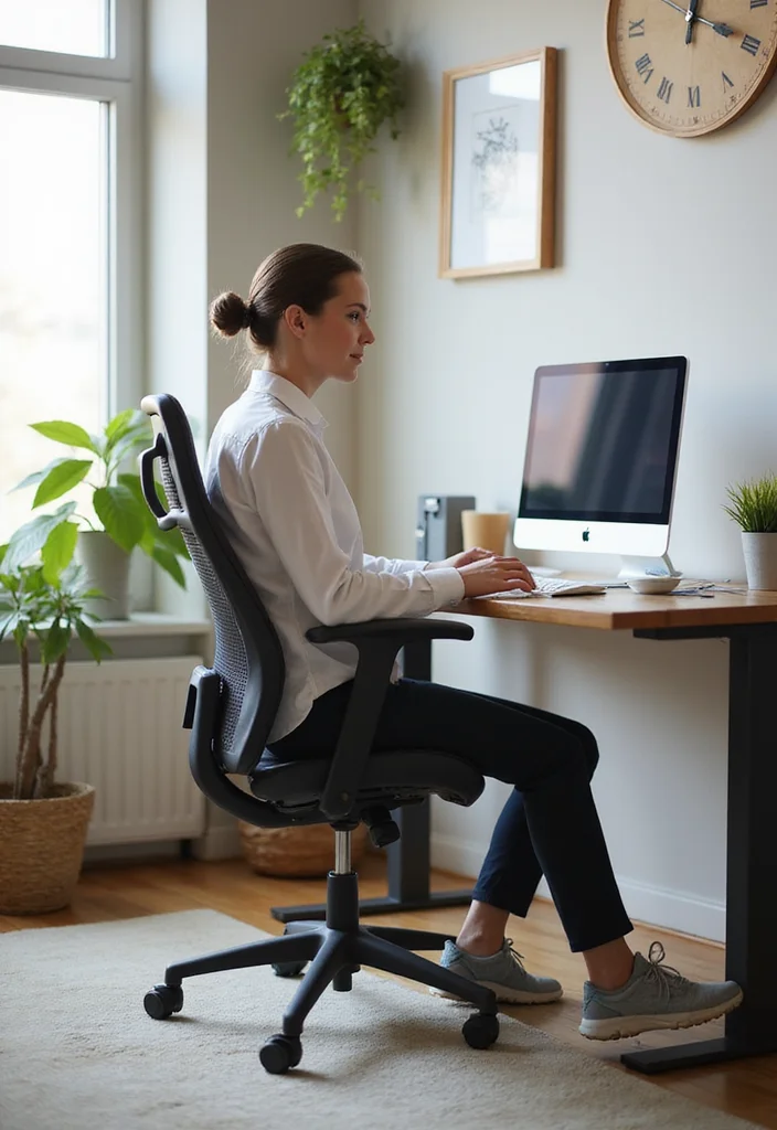 12 Home Office Desk Ideas for Better Workflow and Comfort - 11. Ergonomic Essentials