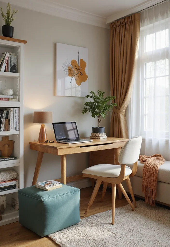 12 Living Room Office Ideas for Integrated Functional Design 1 12 Living Room Office Ideas for Integrated Functional Design - 1. Multitasking Furniture: The Star of Small Spaces