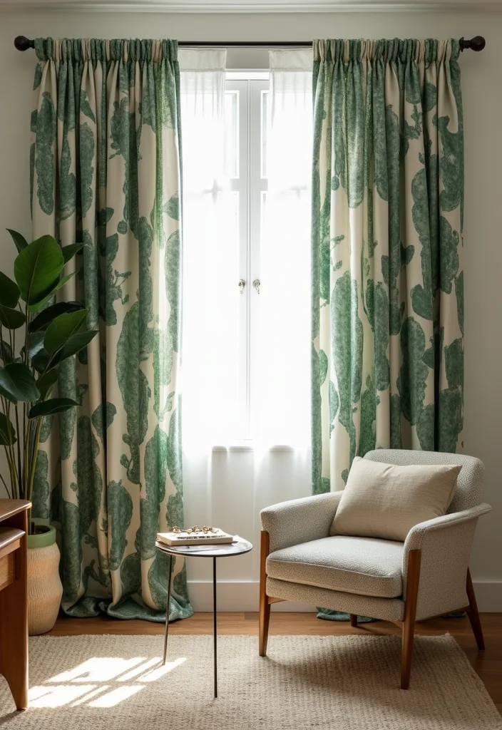 12 Office Curtain Ideas for Light Control and Professional Style - 8. Cactus Silk Curtains