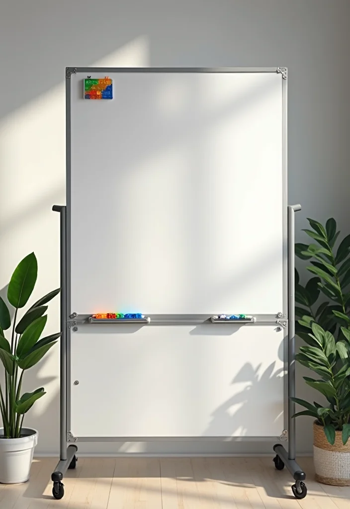 12 Office Room Divider Ideas for Flexible Work Zones - 7. Magnetic Whiteboard Dividers