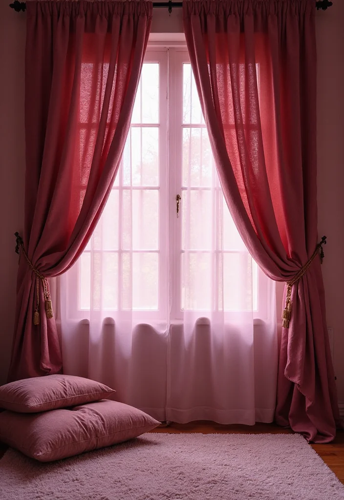 12 Pink Room Curtain Ideas for Soft Charming Decor - 8. Light-Blocking Velvet