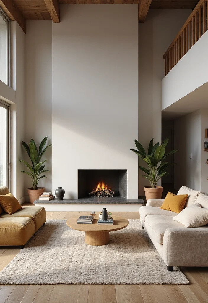 12 Sitting Room Ideas With Fireplace for a Relaxed Focal Point - 7. Open Concept Living