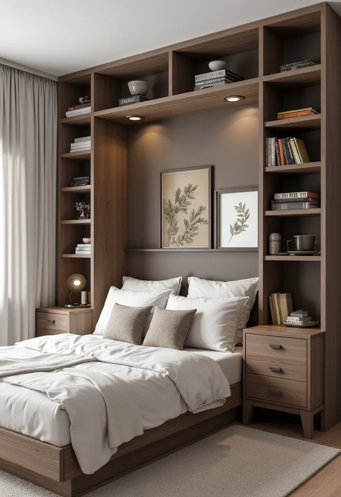 12 Small Bedroom and Office Combo Ideas for Multitasking Spaces - 2. Murphy Bed with an Integrated Workstation