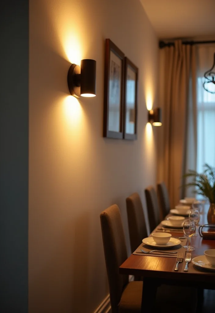 12 Small Dining Room Wall Decor Ideas for Space Conscious Style - 11. Artistic Lighting Fixtures