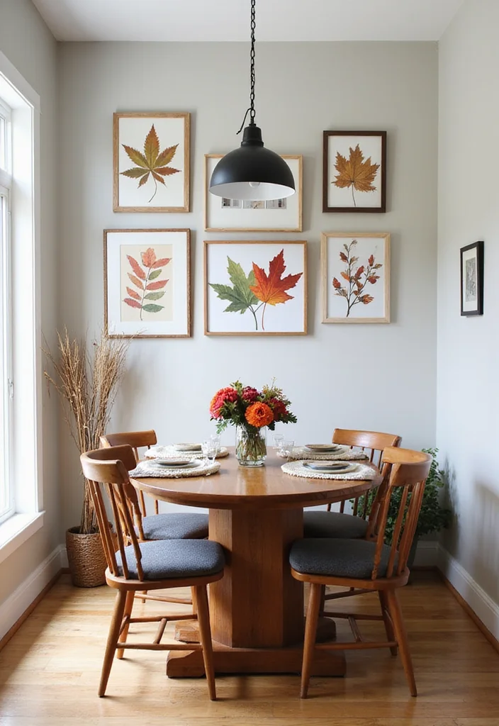 12 Small Dining Room Wall Decor Ideas for Space Conscious Style - 12. Seasonal Decor Swaps
