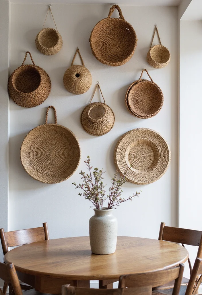 12 Small Dining Room Wall Decor Ideas for Space Conscious Style - 9. Layered Textures