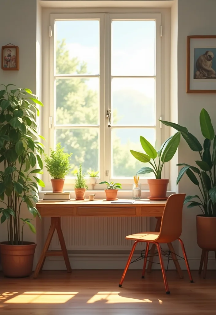 12 Small Home Office Ideas for Smart Efficient Layouts - 4. Brighten Up with Natural Light