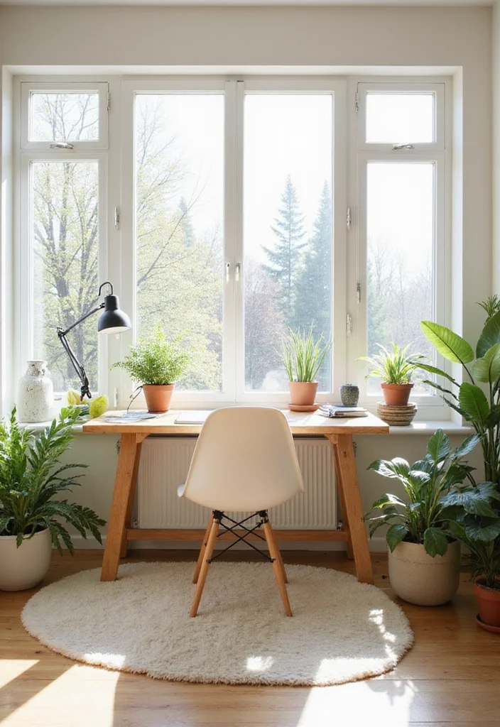 12 Sunroom Office Ideas for Bright Inspiring Workspaces 1 12 Sunroom Office Ideas for Bright Inspiring Workspaces - 1. Minimalist Vibes