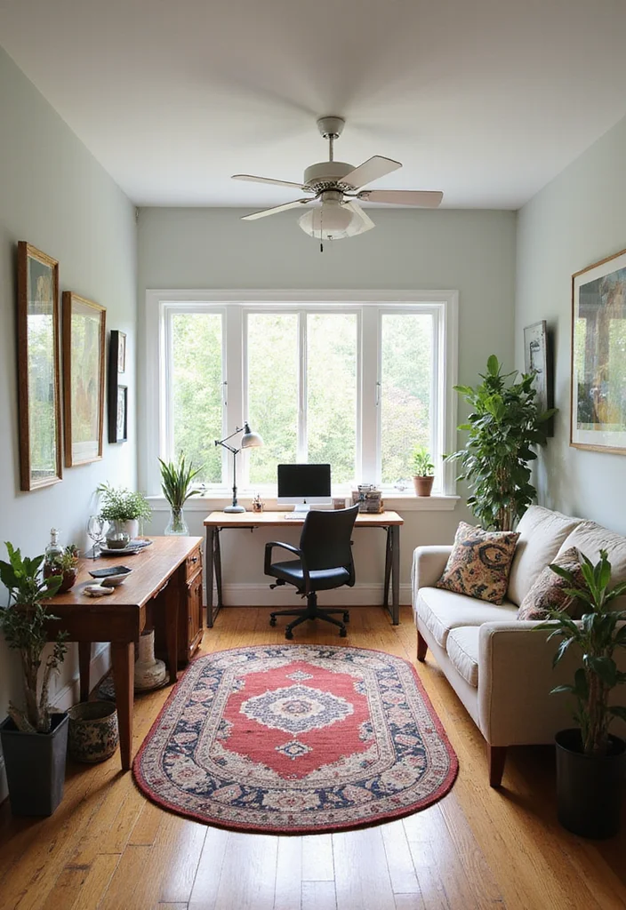 12 Sunroom Office Ideas for Bright Inspiring Workspaces 122 12 Sunroom Office Ideas for Bright Inspiring Workspaces - 12. Functional Zoning