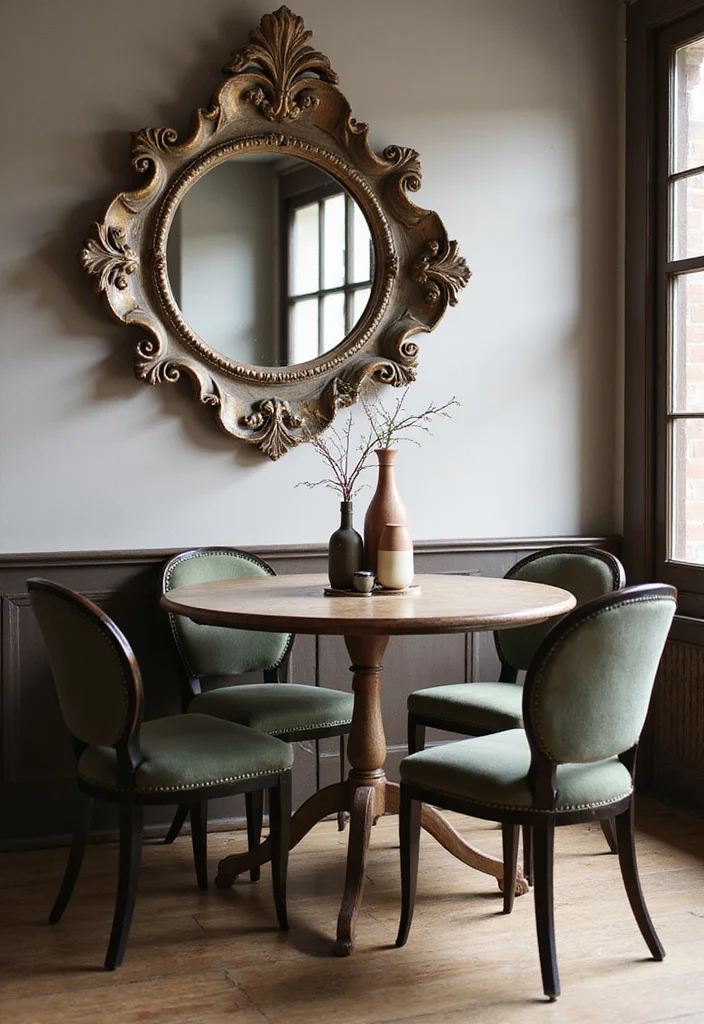 12 Wall Decor Mirror Ideas for Light and Visual Expansion - 5. Vintage Decorative Mirrors