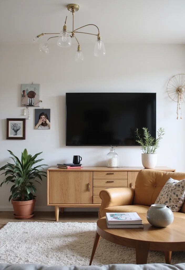 12 Wall TV Decor Ideas for Clean Balanced Layouts - 12. Personalized Touches
