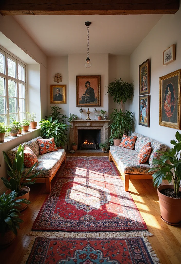 12 Windowless Basement Ideas for Light Enhanced Interiors - 4. Bright and Colorful Decor