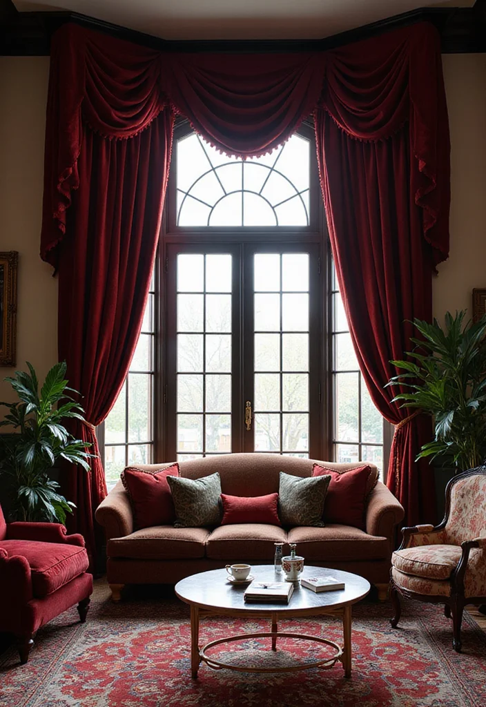 14 Bay Window Curtain Ideas for Balanced Elegant Framing - 6. Velvet Panels for Luxe Sophistication