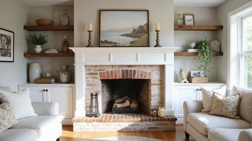 14 Brick Fireplace Painting Ideas for Fresh Updated Looks