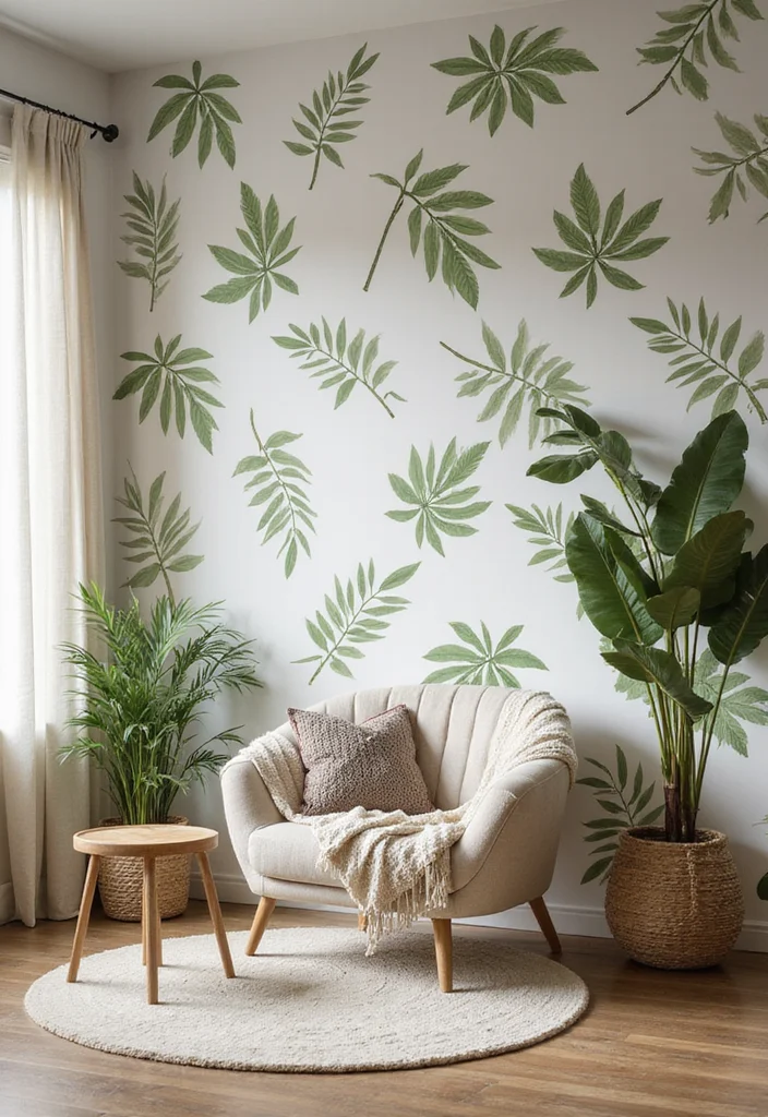 14 Ideas for Wall Decor to Refresh Any Room Easily - 11. Eco-Friendly Wallpaper