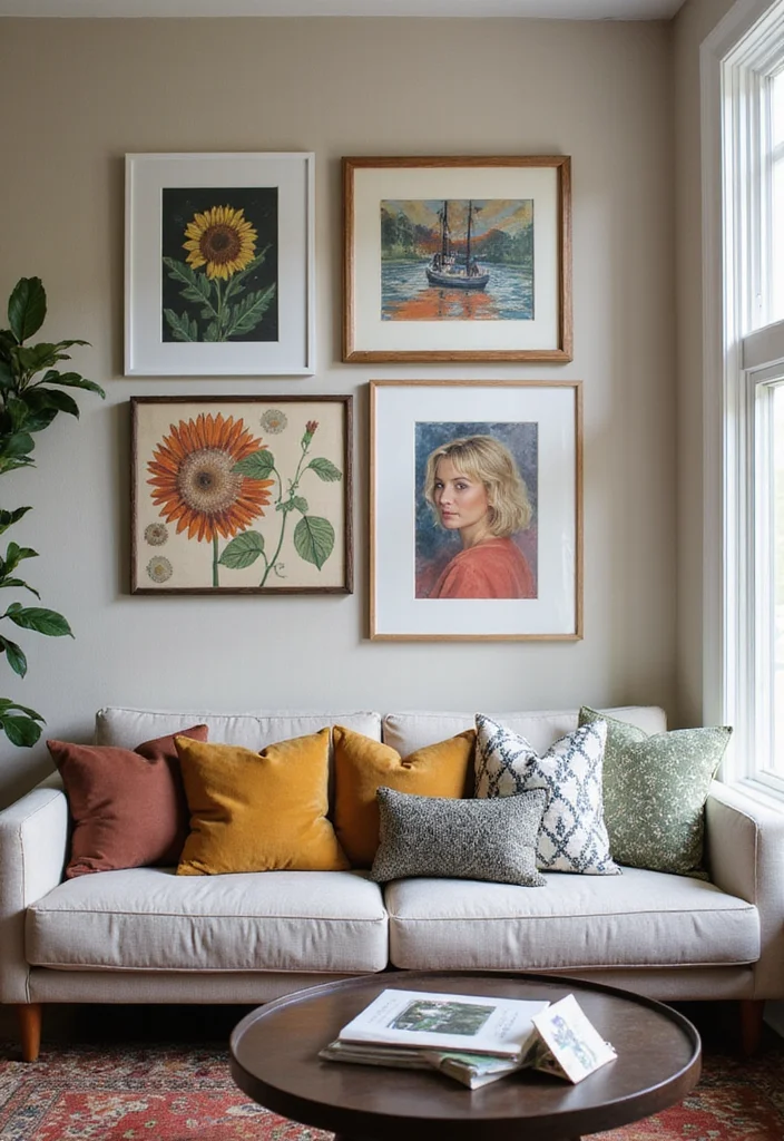 14 Ideas for Wall Decor to Refresh Any Room Easily - 14. Sustainable Artwork from Local Artists
