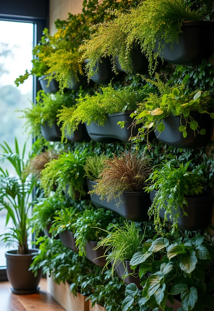 14 Ideas for Wall Decor to Refresh Any Room Easily - 2. Living Plant Wall