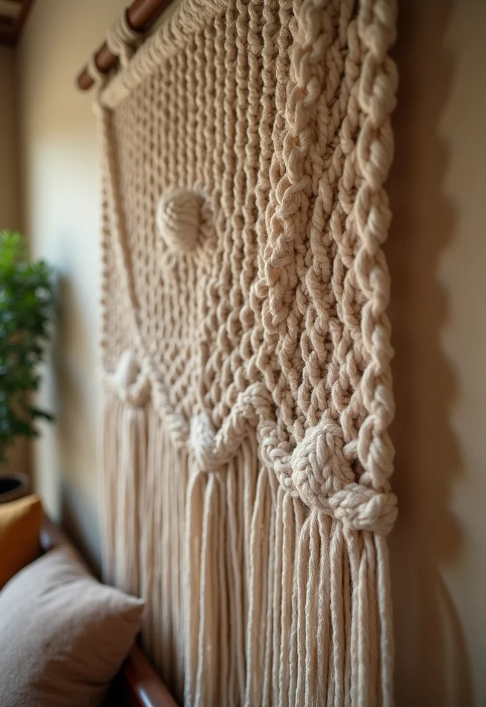 14 Large Wall Decor Ideas for Bold Statement Displays - 1. Oversized Macrame Wall Hangings
