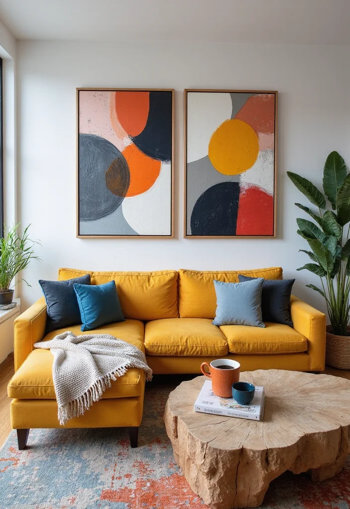 14 Large Wall Decor Ideas for Bold Statement Displays - 13. Large Abstract Canvas Prints