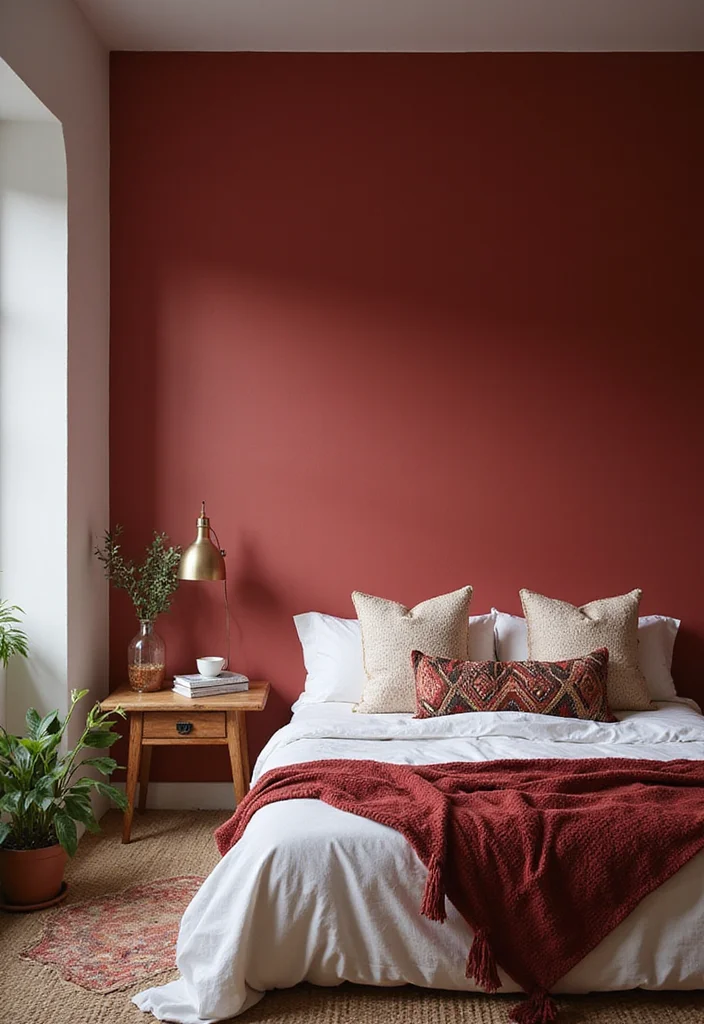 14 Wall Decor Ideas for a Cozy Personalized Bedroom - 11. Statement Wall Paint