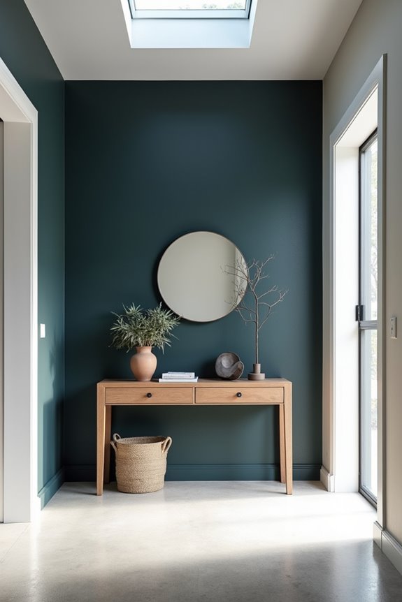 bold entry wall sets first impression
