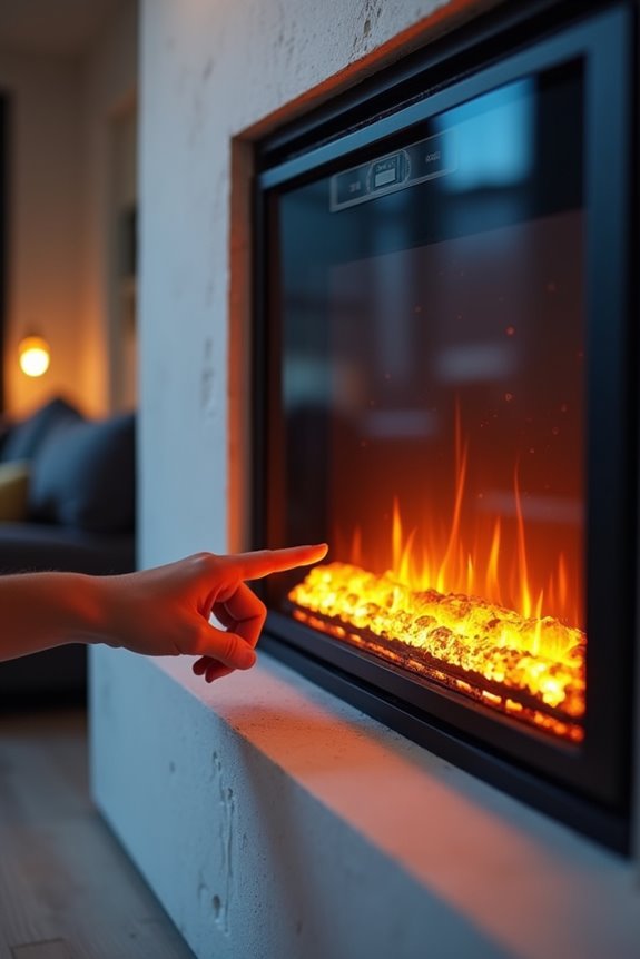 control heat flame ambiance remotely