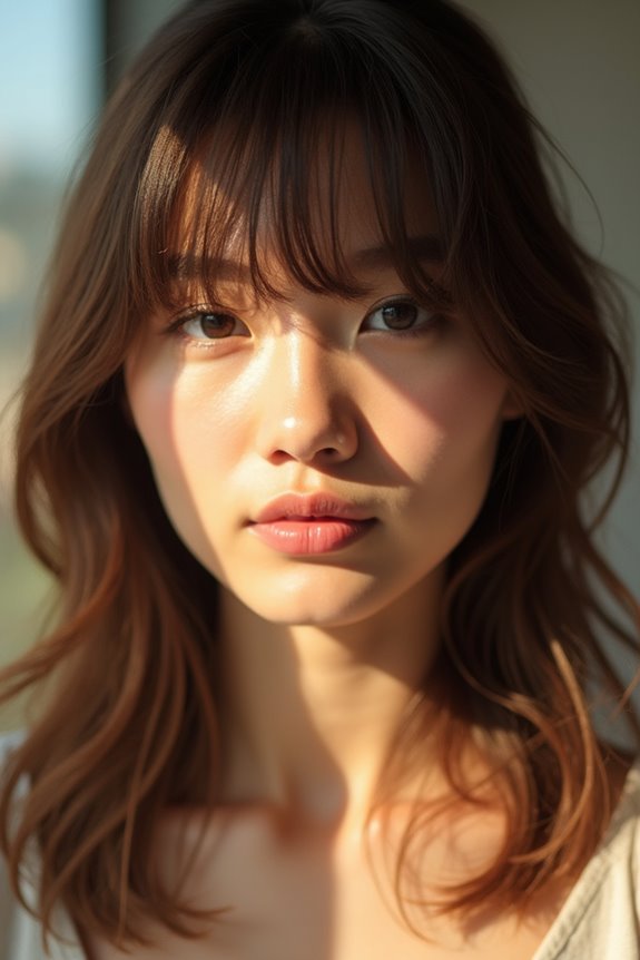 curtain bangs frame face effortlessly
