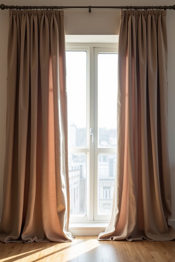 custom sized precisely measured curtains